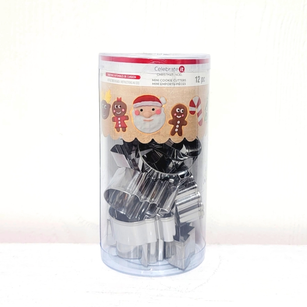 COPY - NEW Celebrate It Christmas Mini Cookie Cutters 12pc